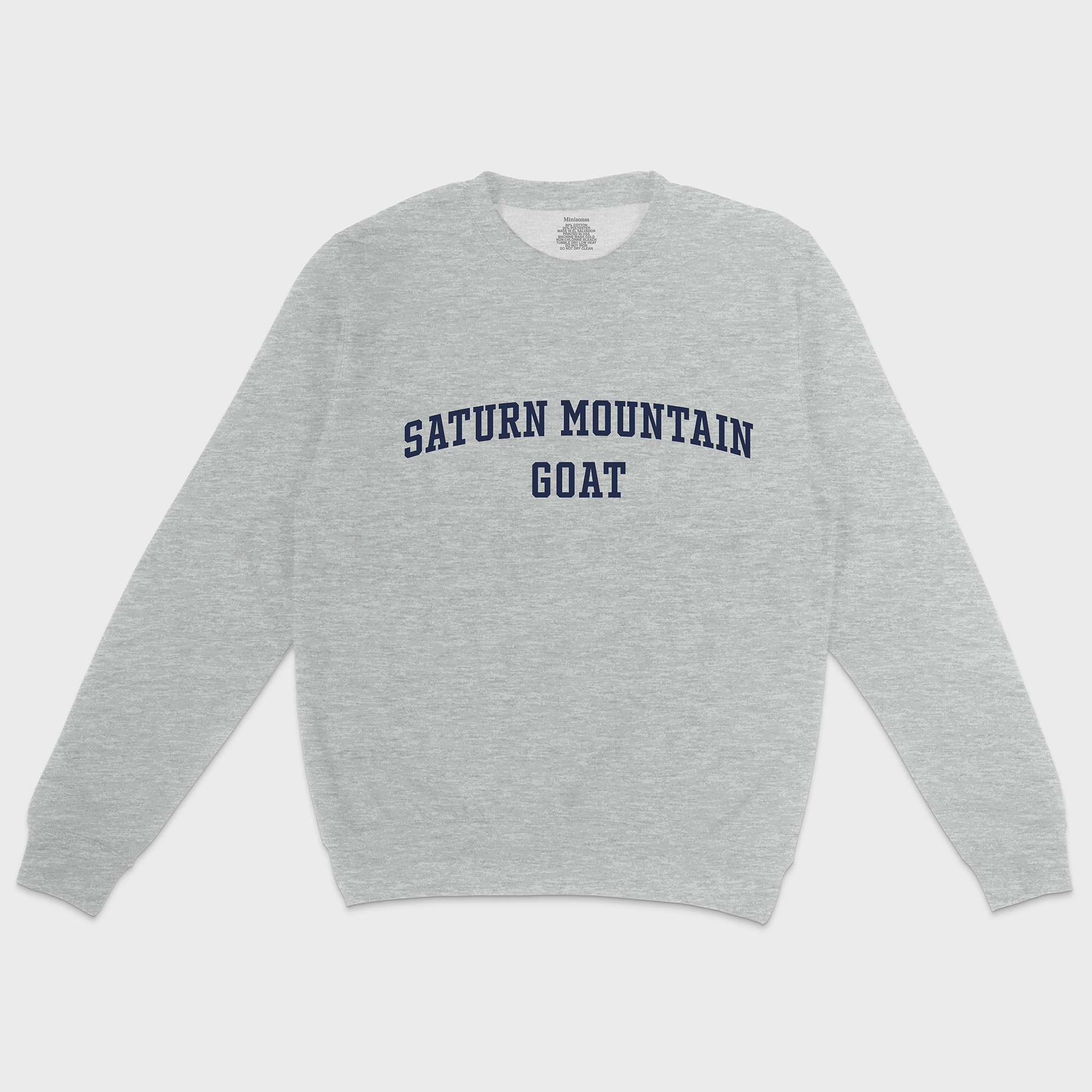 Saturn Mountain Goat (Capricorn) Crewneck - Crestline