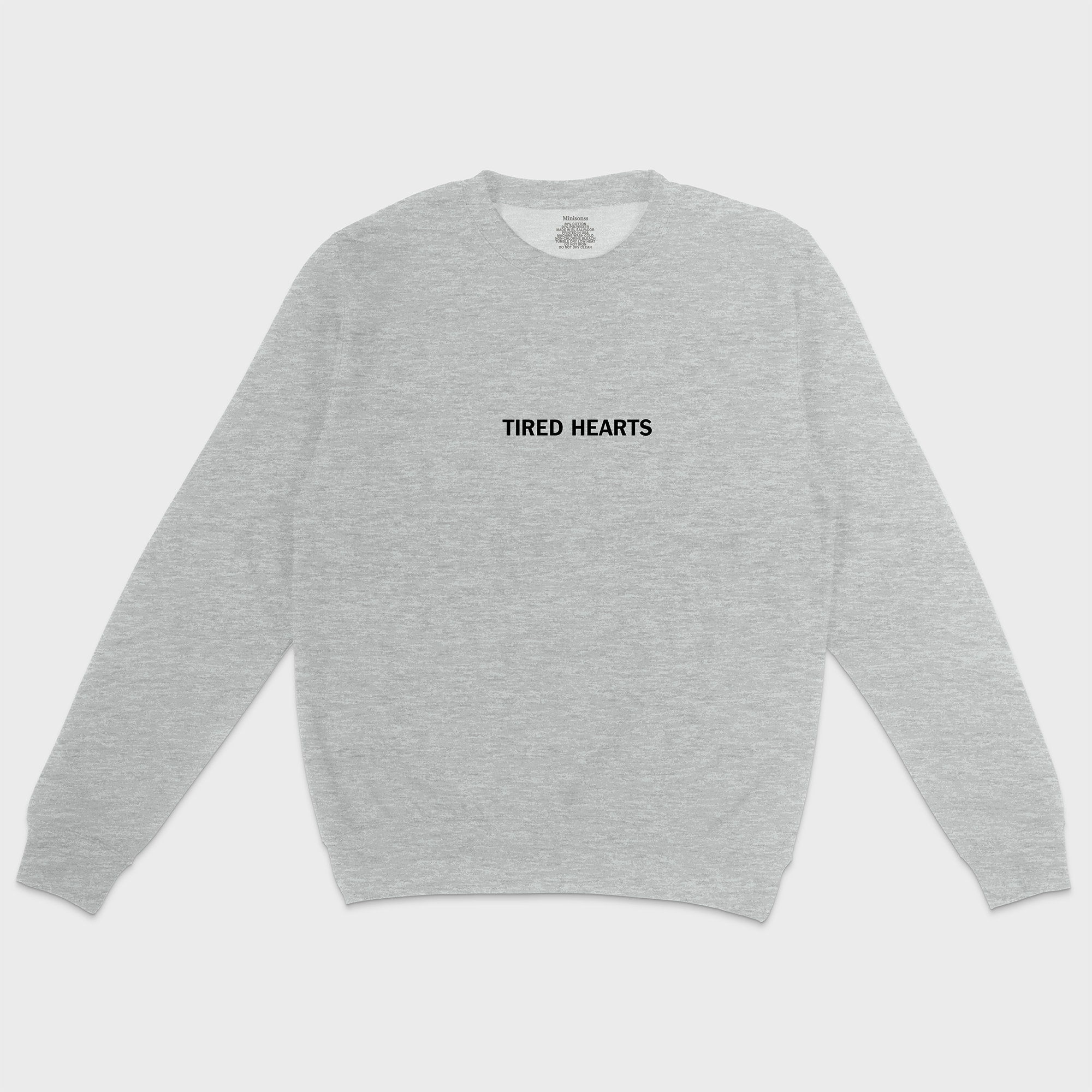 Tired Hearts Crewneck - Mono