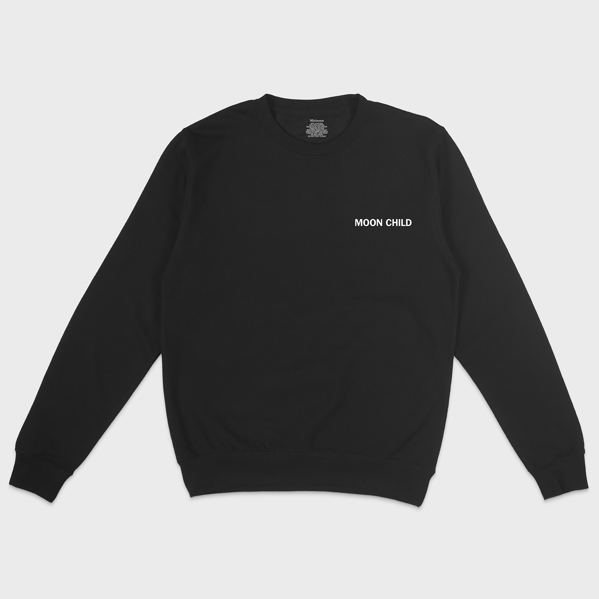 Moon Child (Cancer) Crewneck - Mono