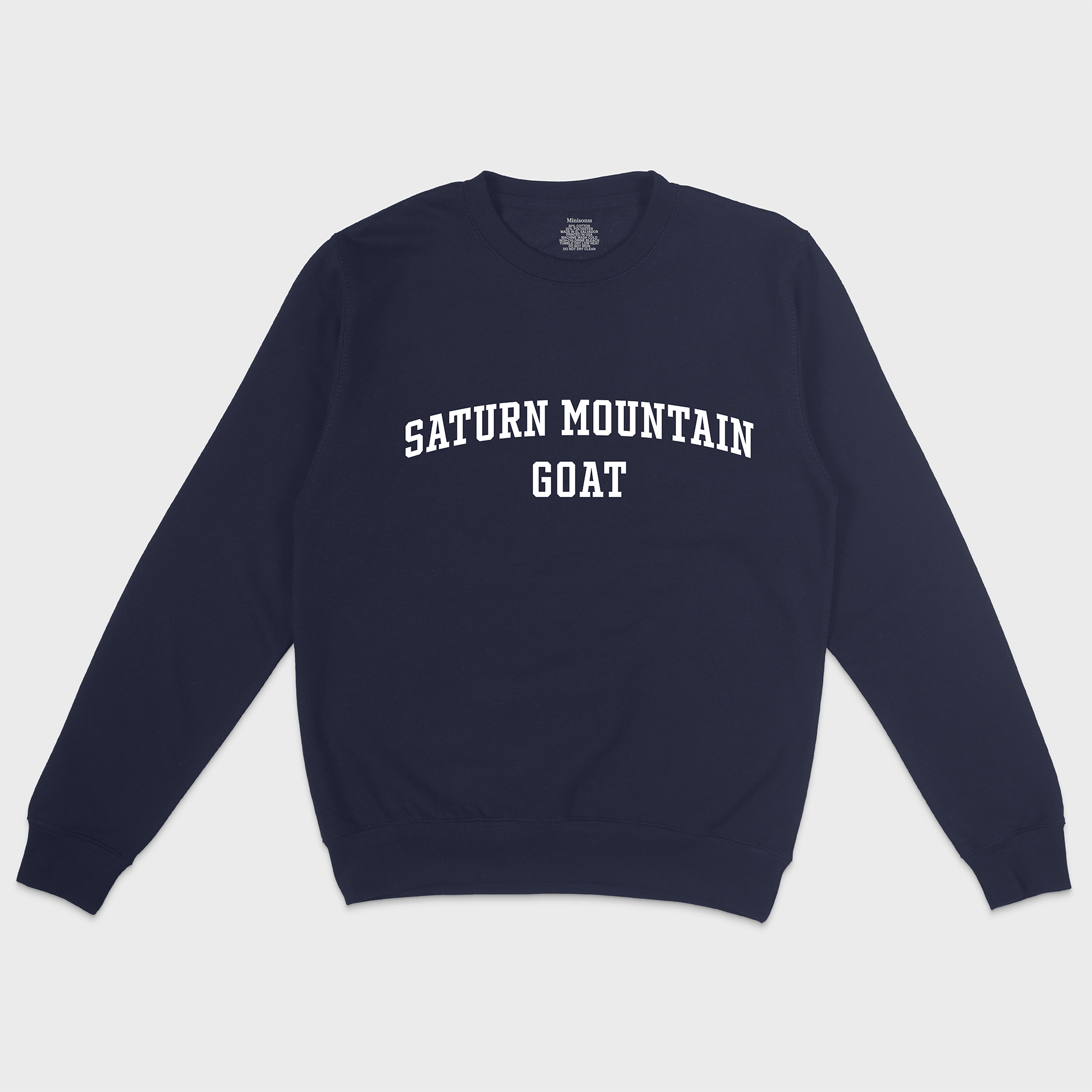 Saturn Mountain Goat (Capricorn) Crewneck - Crestline