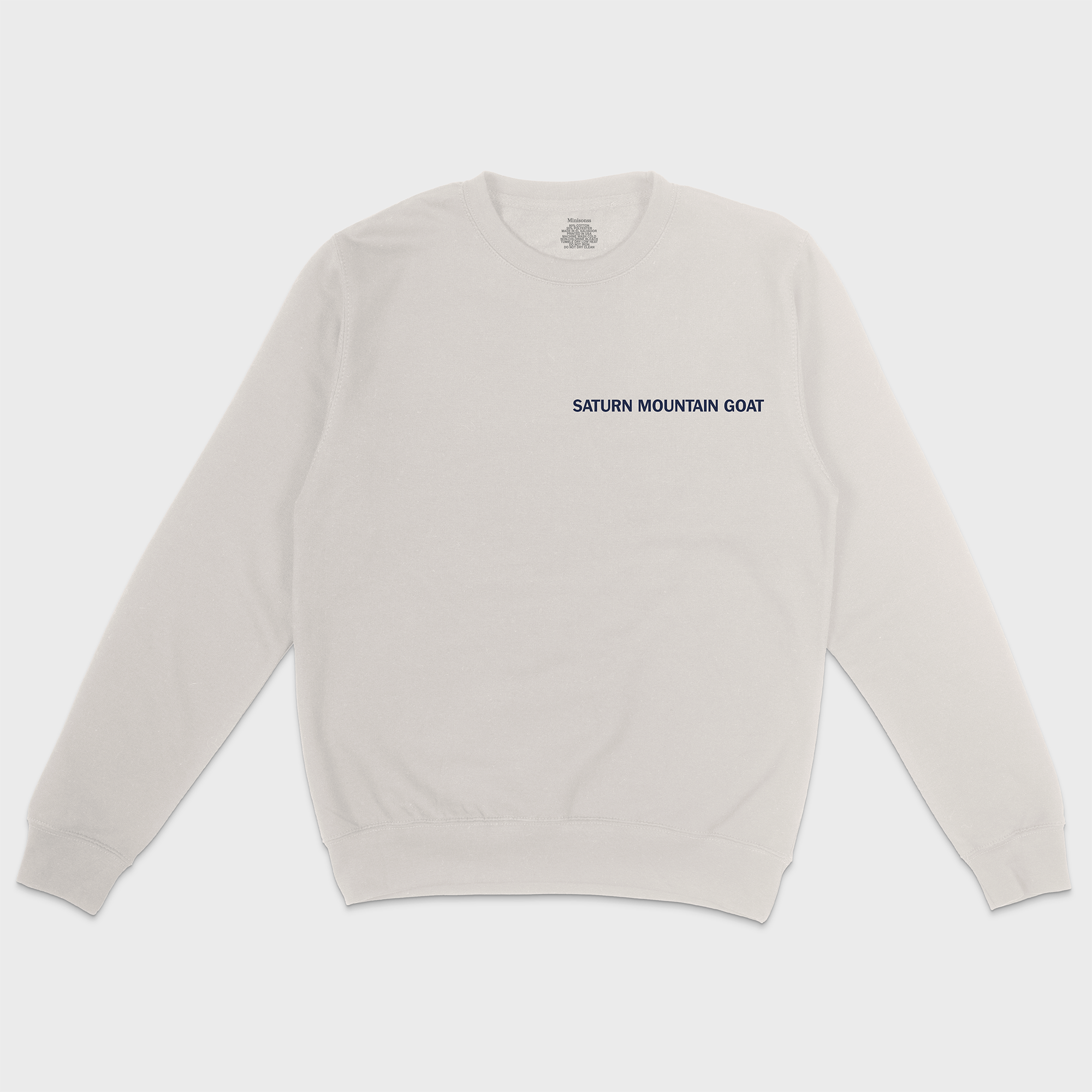 Saturn Mountain Goat (Capricorn) Crewneck - Mono