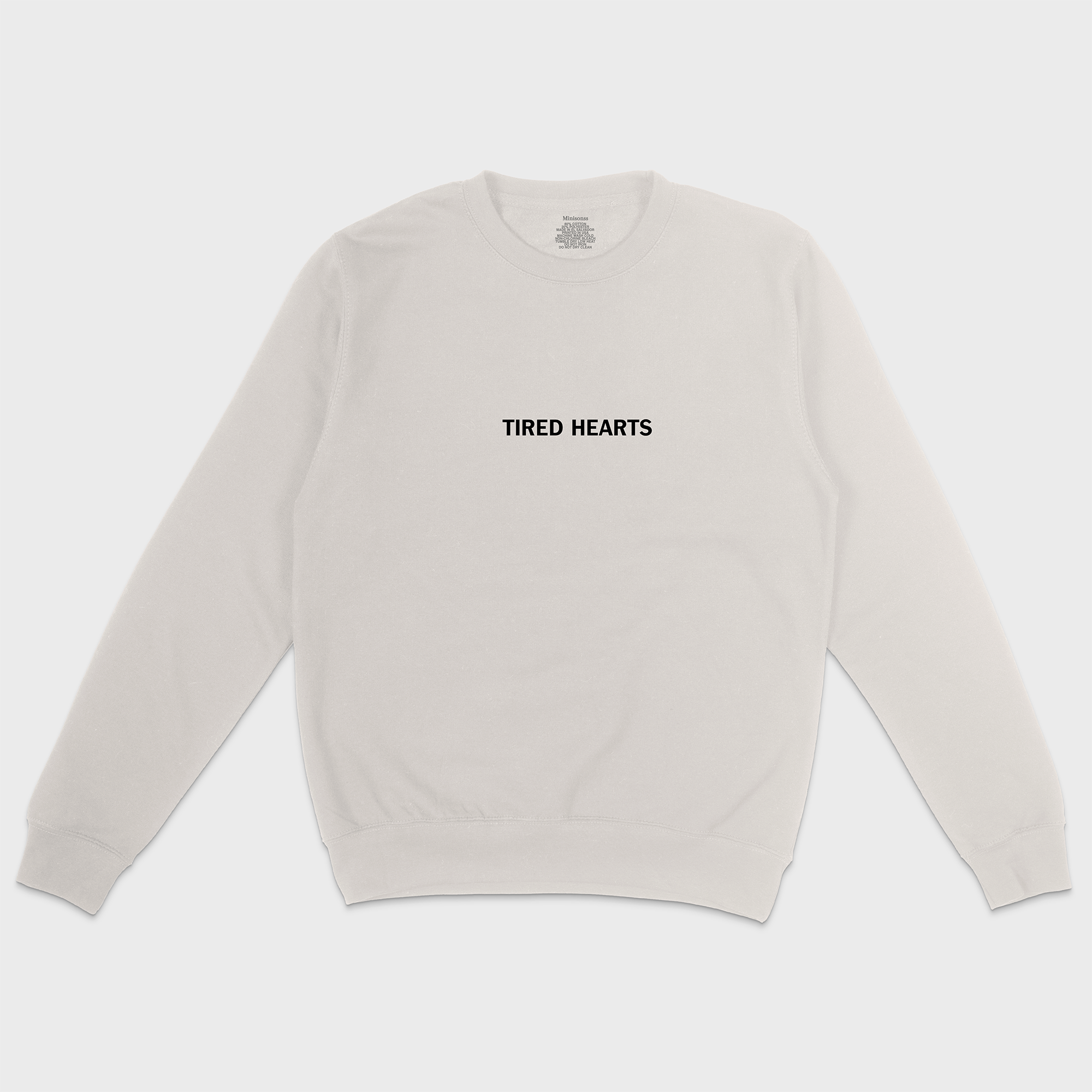 Tired Hearts Crewneck - Mono