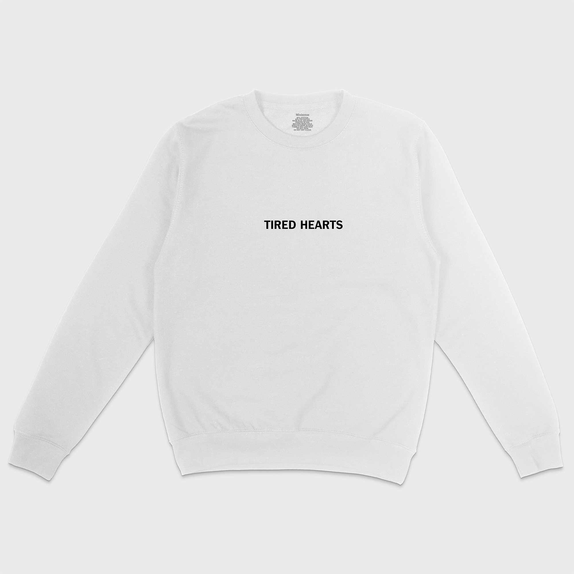 Tired Hearts Crewneck - Mono